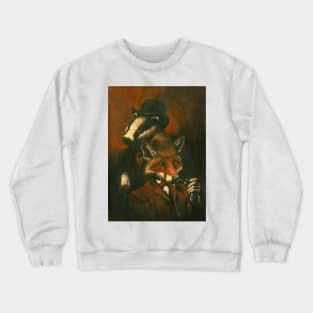 Fox And Badger Holmes And Watson Crewneck Sweatshirt